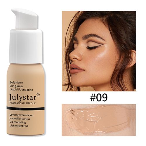 10 Colours Matte Moisturising Finishing Foundation Waterproof Long Lasting No Makeup Removal Face Concealer Powder