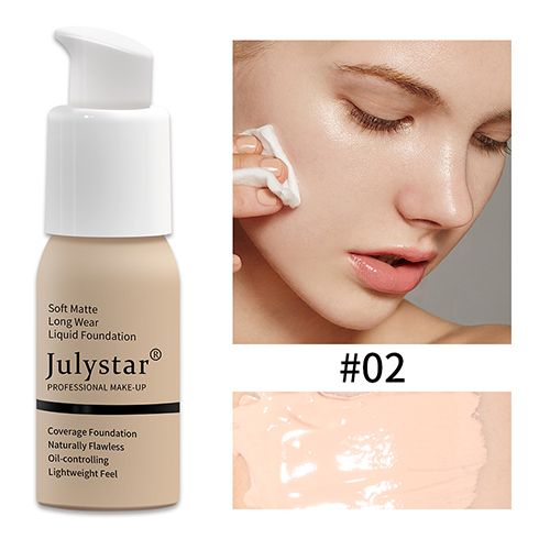 10 Colours Matte Moisturising Finishing Foundation Waterproof Long Lasting No Makeup Removal Face Concealer Powder
