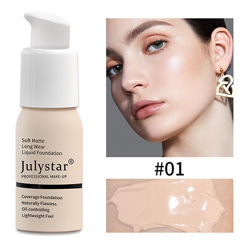 10 Colours Matte Moisturising Finishing Foundation Waterproof Long Lasting No Makeup Removal Face Concealer Powder