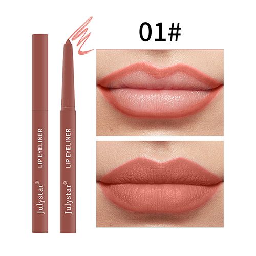 6 Colors Lip Liner Pencil Lip Makeup Matte Lipsticks Pen Natural Waterproof Contour Sexy Brown Lip Stick Lasting Cosmetic Tools view 5