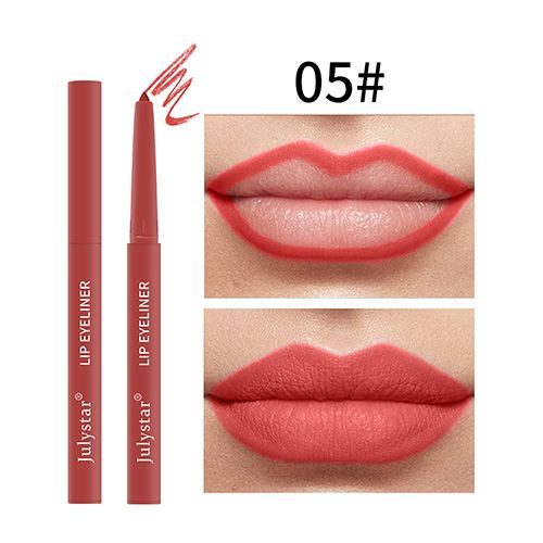 6 Colors Lip Liner Pencil Lip Makeup Matte Lipsticks Pen Natural Waterproof Contour Sexy Brown Lip Stick Lasting Cosmetic Tools view 10