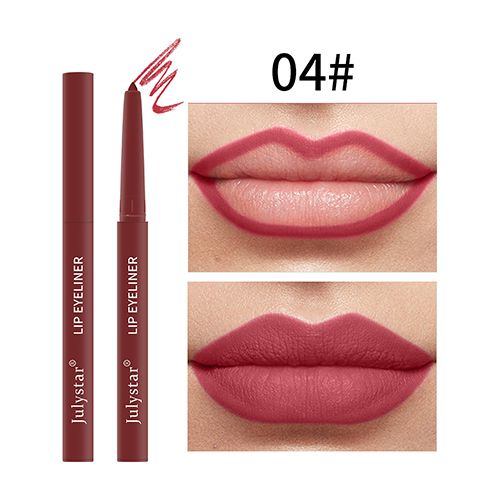 6 Colors Lip Liner Pencil Lip Makeup Matte Lipsticks Pen Natural Waterproof Contour Sexy Brown Lip Stick Lasting Cosmetic Tools view 9