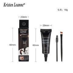 Natural Liquid Dyeing Eyebrow Cream Set Waterproof Shaping Brown Tint Pointed Tube Eyebrow Henna Mascara Paint Brush Makeup Tool