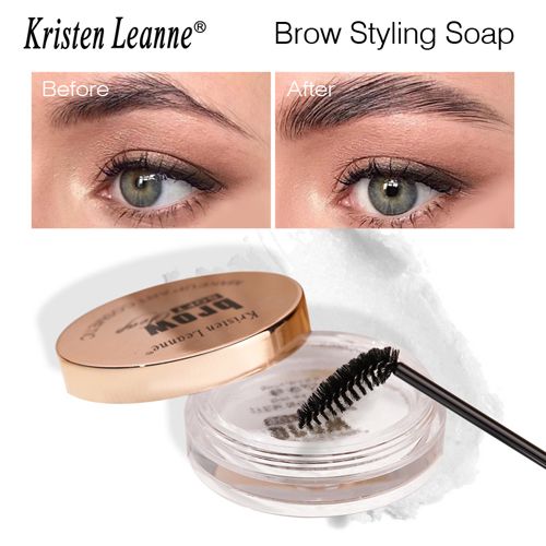 Ransparent Waterproof 3D Eyebrow Styling Cream Quick Dry Makeup Eyebrow Sculpt Soap Natural Long Lasting Brow Setting Gel Wax