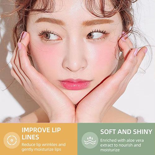 Aloe Vera Color-Changing Lipstick Long-Lasting, Moisturizing, Temperature-Activated Lip Balm, Fade-Resistant Nourishing Lip Care