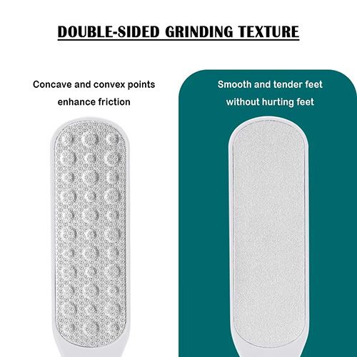 1pcs Double Side Foot File Heel Grater Hard Dead Skin Callus Professional Rasp Remover Stainless Steel Foot Pedicure Tools