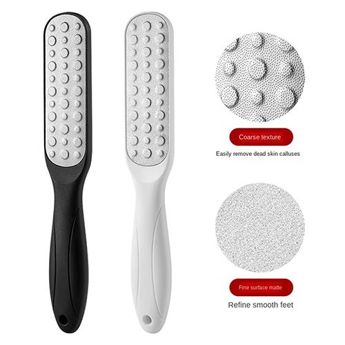 1pcs Double Side Foot File Heel Grater Hard Dead Skin Callus Professional Rasp Remover Stainless Steel Foot Pedicure Tools