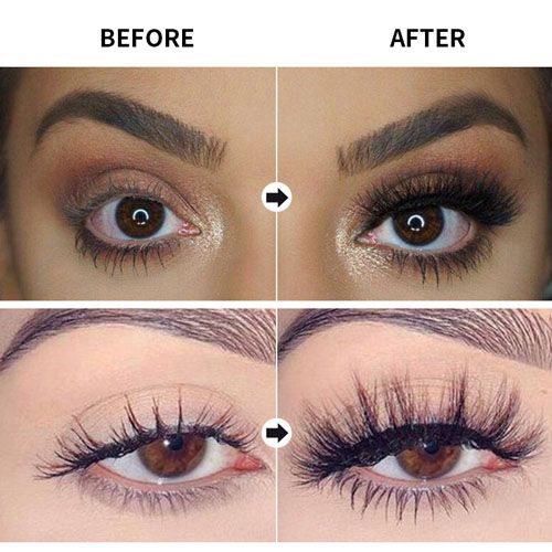 1pc Eyelash Extension Black Volume Eyelash Waterproof Mascara 4D Silk Fiber Eyelash Curling Mascara