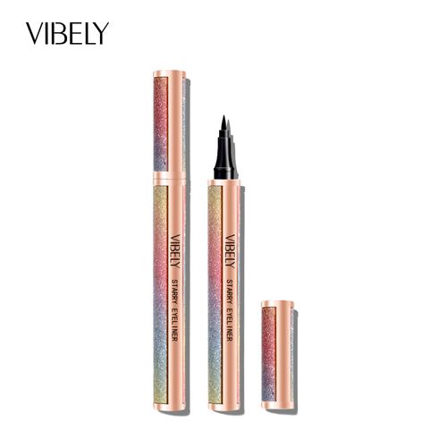 Star Shine Liquid Eyeliner Long-lasting waterproof, sweat resistant and non-smudgy Fake Plain easy to draw black Eyeliner view 7