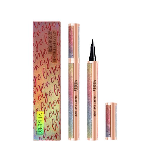 Star Shine Liquid Eyeliner Long-lasting waterproof, sweat resistant and non-smudgy Fake Plain easy to draw black Eyeliner view 8