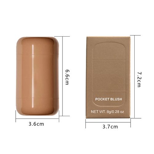 Magic Blush Stick 3-in-1 Cheek Lip Tinted Moistured Blush Stick Silky Brighten Blush Cream Blusher Cosmetics Tubes Matte Contour