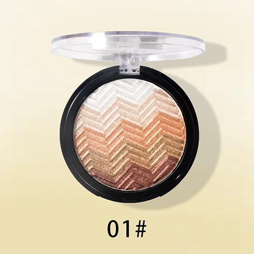 Four-color Baking Powder Eyeshadow Palette Lasting Shimmer Brighten Eye Shadow Long-lasting Waterproof Eye Make Up.