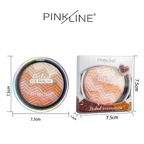 Four-color Baking Powder Eyeshadow Palette Lasting Shimmer Brighten Eye Shadow Long-lasting Waterproof Eye Make Up.