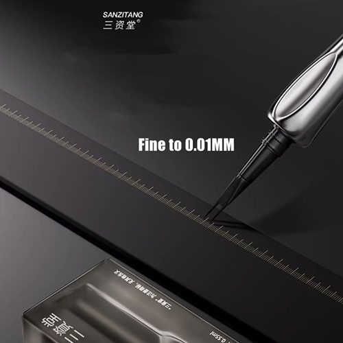 2 Forks Liquid Eyebrow Pen Lower Eyelash Eyeliner Aegyo-sal Hair Line Pencil Waterproof Natural Wild Brows Eyes Beauty