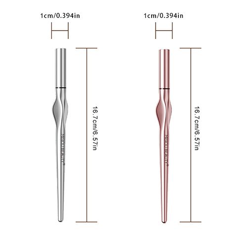 Waterproof and Durable Not Smudge Non-Decolorizing Distinct Look Wild Eyebrow One-Stroke Molding Extremely Fine Two-Fork Water E view 8