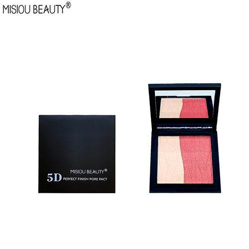 Two-color natural and long-lasting complexion-enhancing fine shimmer nose contour face-shaping waterproof blush contour highlighter all-in-one palette