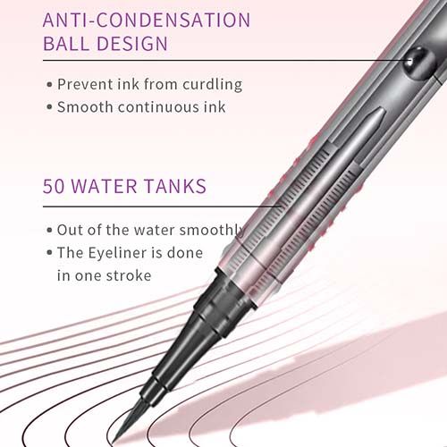 Liquid eyeliner popular style waterproof quick-drying oil-proof non-smudge long-lasting ultra-fine black liquid eyeliner