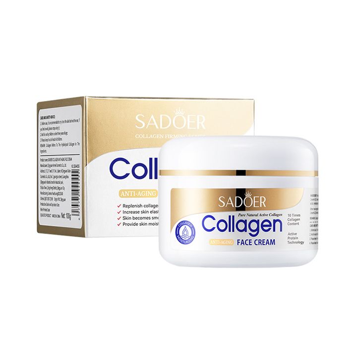 Collagen skin care product set cleansing rejuvenating facial cleanser essence liquid face cream moisturizing female cosmetics