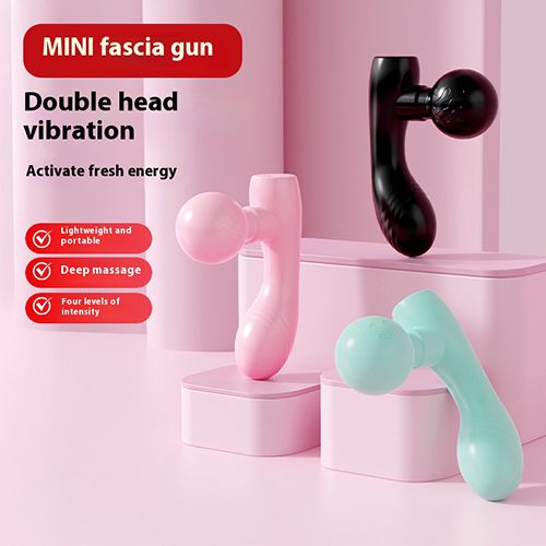 Pocket mini massager macaron mini vibration fascia gun small electric MiNi massage gun