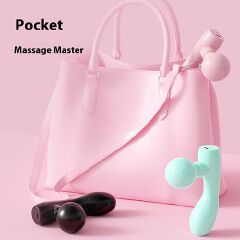 Pocket mini massager macaron mini vibration fascia gun small electric MiNi massage gun