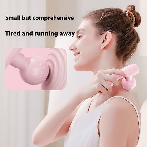 Pocket mini massager macaron mini vibration fascia gun small electric MiNi massage gun