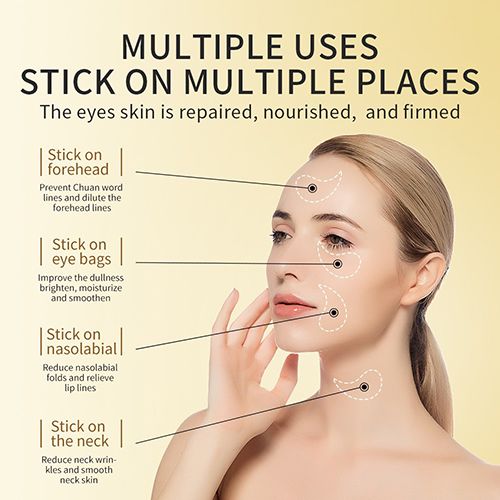 60 pieces of collagen eye mask to remove dark circles, tighten and moisturize the skin, eye care product.