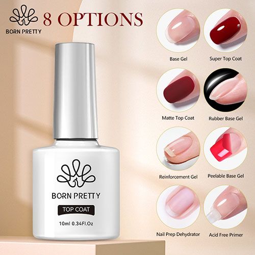 A full set of basic functional glue for nail art, construction base glue, sealing layer reinforcement glue, nail art phototherapy glue