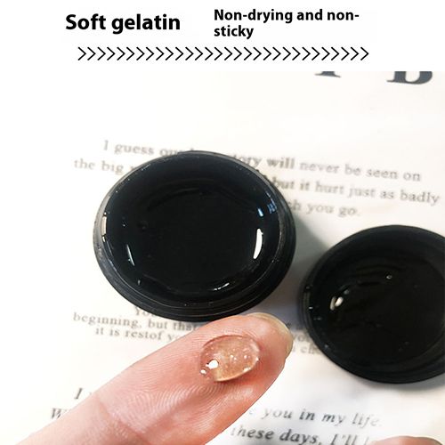 5ML Easy Stick Solid Nail Patch Gel No-Flowing Modelling Stick Tips Clear Nail Gel Gummy Adhesive Bond UV Nail Glue