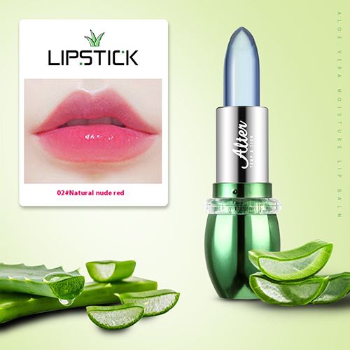 Soliya aloe vera jelly lipstick does not fade and does not stick to the cup. Waterproof moisturizing lip balm
