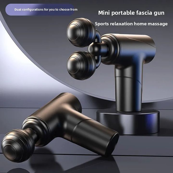 New Release: Full-Body Muscle Relaxation Fascia Gun Neck Massage Device Mini Portable Fascia Massager Three-Speed Adjustment