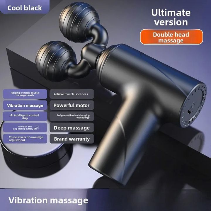 New Release: Full-Body Muscle Relaxation Fascia Gun Neck Massage Device Mini Portable Fascia Massager Three-Speed Adjustment