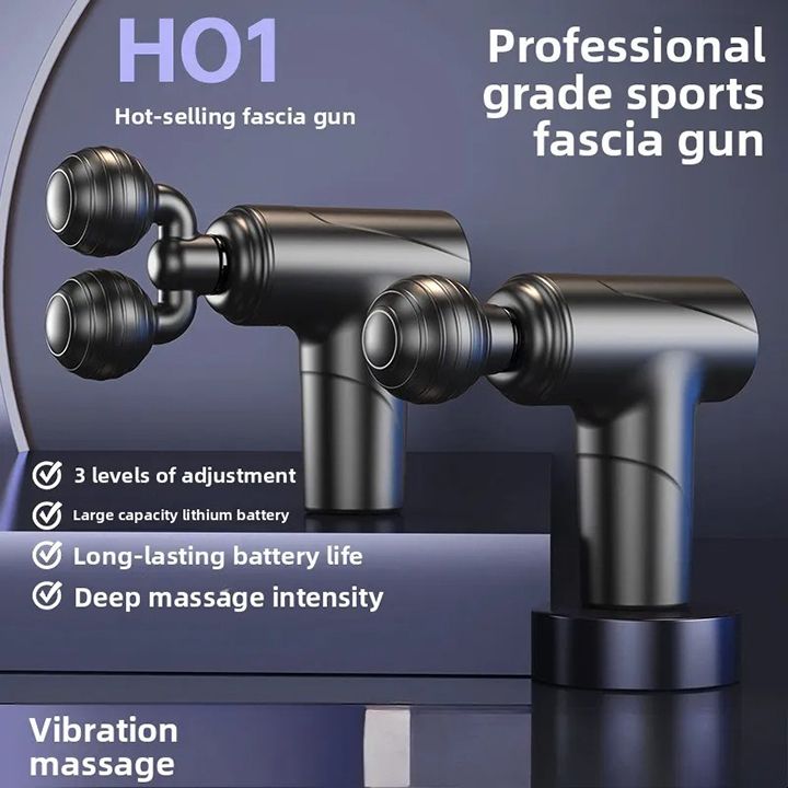 New Release: Full-Body Muscle Relaxation Fascia Gun Neck Massage Device Mini Portable Fascia Massager Three-Speed Adjustment