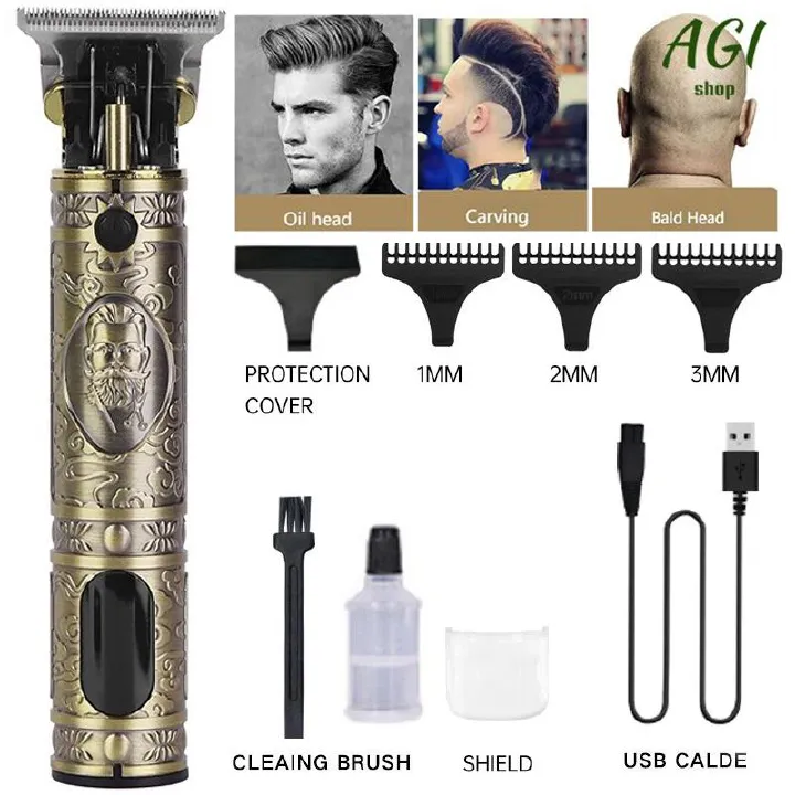 Professional Hair Clipper, Electric Shaver With LCD Display, Hair Clipper, Beard Trimmer, USB-C Charging, Cordless Long Hair Trimmer, Hair/Beard Trimmer Set With 4 Attachment Combs, Holiday Gift