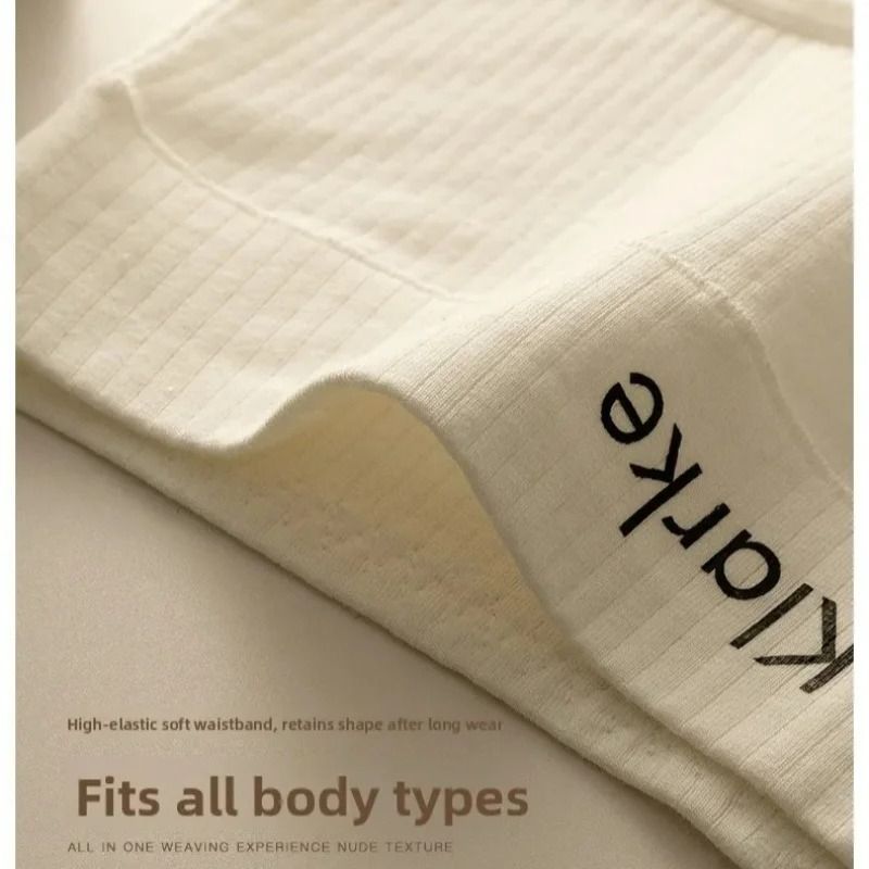 Woman Clothes 6 Pcs Women Underwear Letter Seamless Women Panties Underpanties Sports Soft Female Underwear Plus Size solid color Pure Cotton Women's Intimates