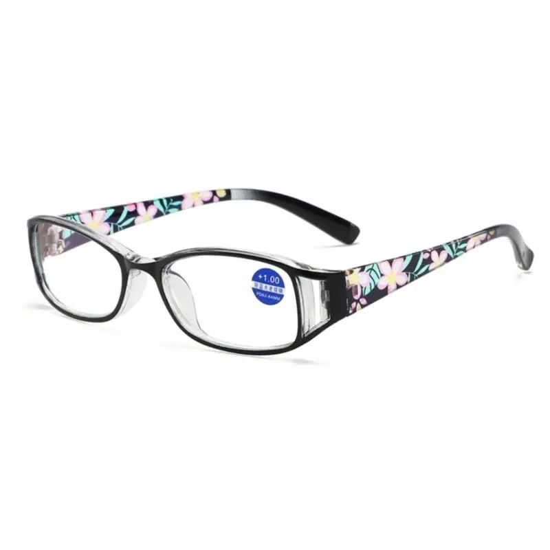 A Pair of PC Printed Reading Glasses Gorgeous Female Anti-Blu-ray Retro HD Glasses for the Elderly Fashion Reading Glasses