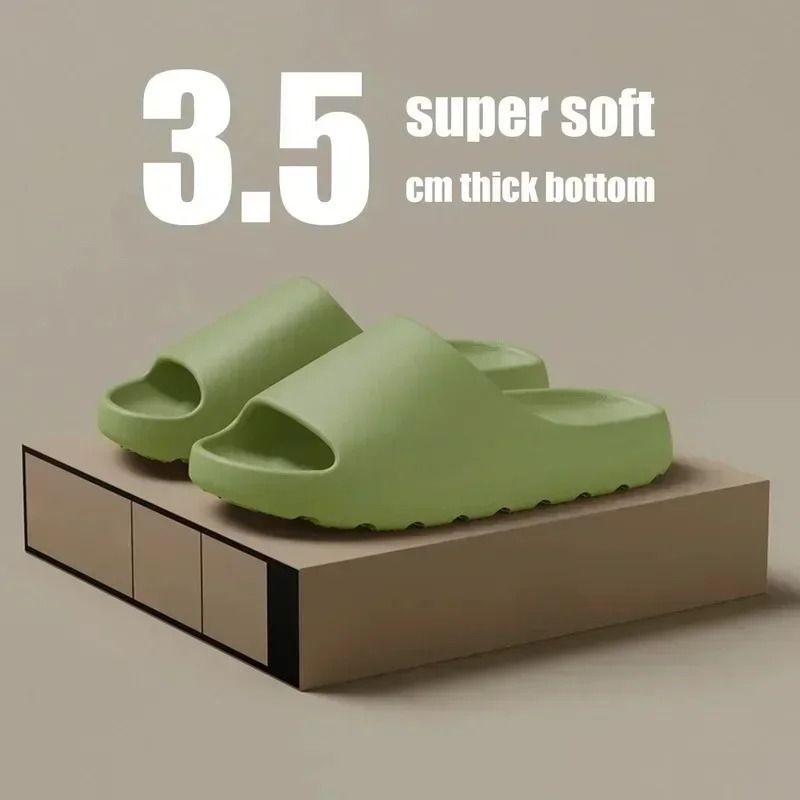 Summer Fashion Mens EVA Soft Thick Soled Indoor Slippers & Womens Style Slides Beach Sandals Comfort