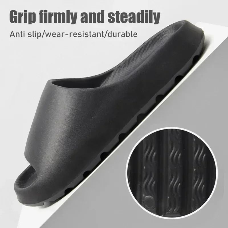 Summer Fashion Mens EVA Soft Thick Soled Indoor Slippers & Womens Style Slides Beach Sandals Comfort