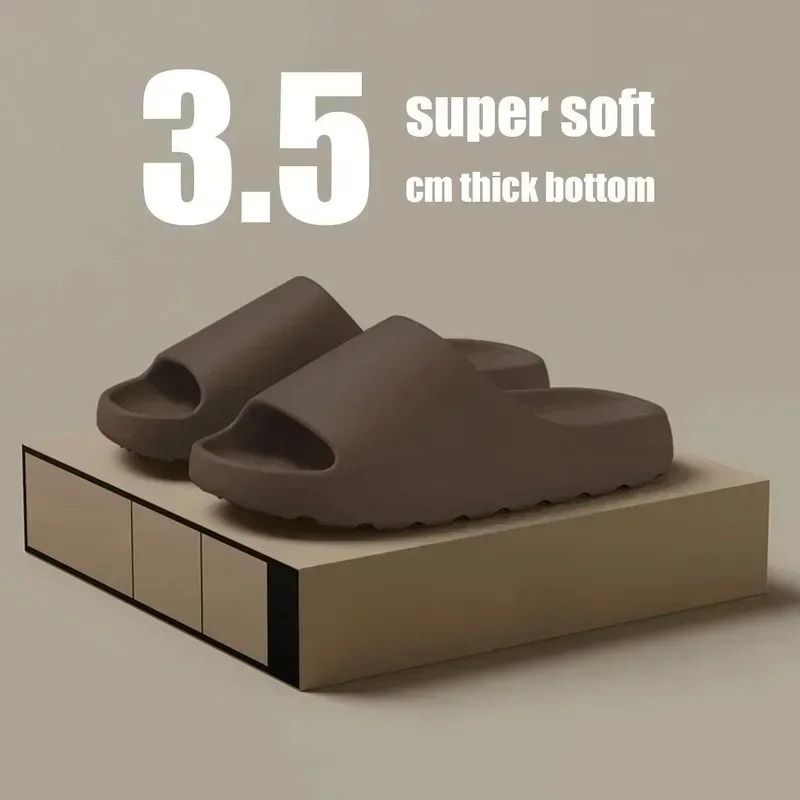 Summer Fashion Mens EVA Soft Thick Soled Indoor Slippers & Womens Style Slides Beach Sandals Comfort