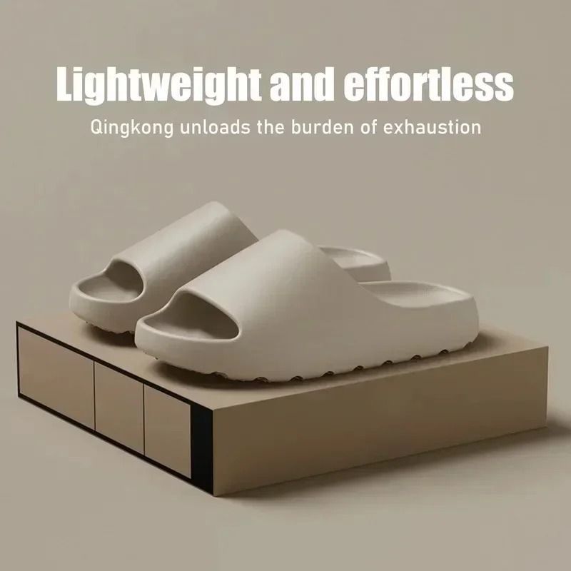 Summer Fashion Mens EVA Soft Thick Soled Indoor Slippers & Womens Style Slides Beach Sandals Comfort