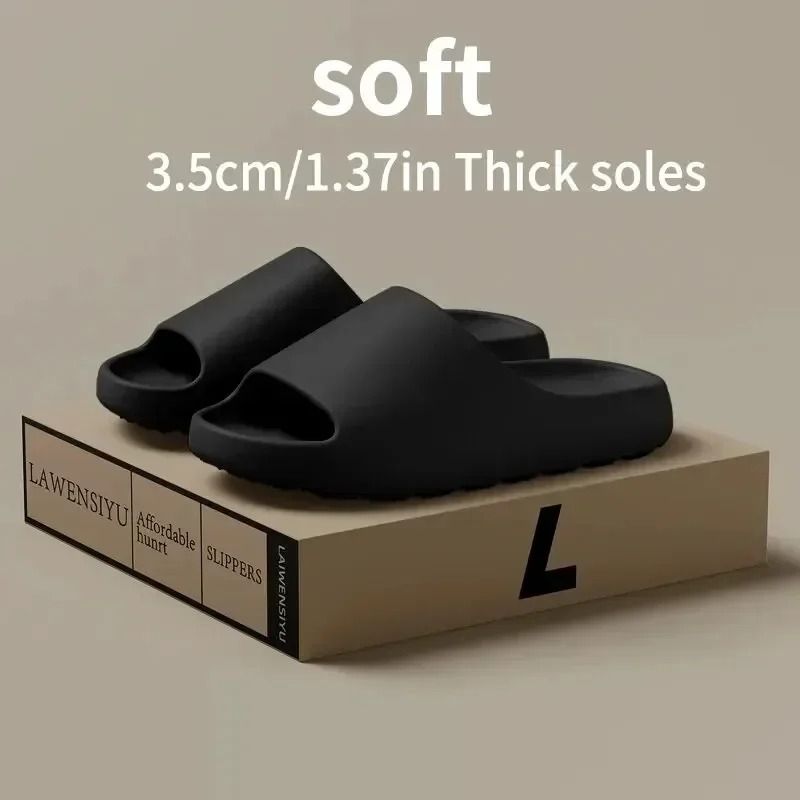 Summer Fashion Mens EVA Soft Thick Soled Indoor Slippers & Womens Style Slides Beach Sandals Comfort
