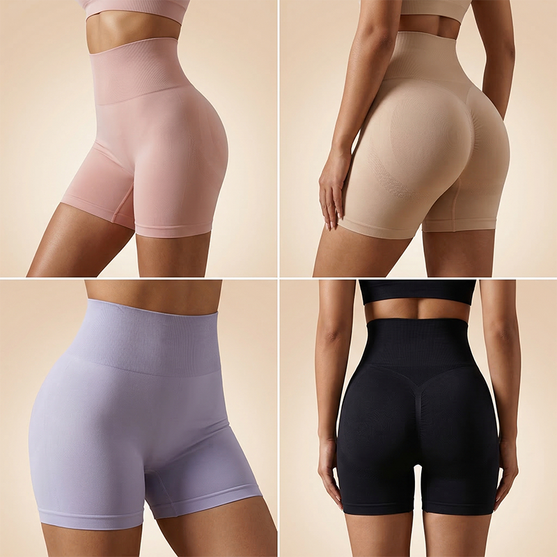 5 Pcs Leggings Woman clothes Underwear Safety Sports Short Pants Midwaist briefs Women's Shorts Under Skirt Seamless Panties Anti-bacterial Breathable Comfortable lingerie Boxer Briefs Cycling Shorts
