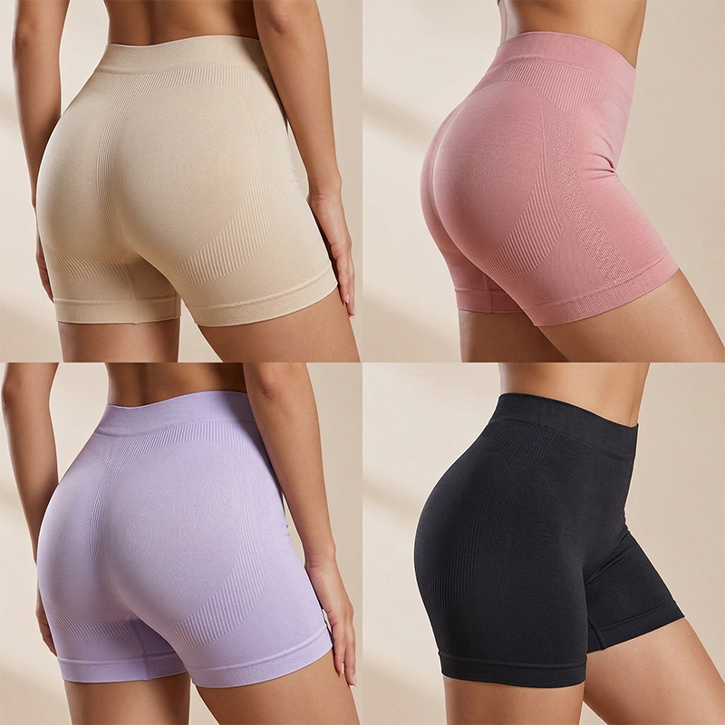 5 Pcs Leggings Woman clothes Underwear Safety Sports Short Pants Midwaist briefs Women's Shorts Under Skirt Seamless Panties Anti-bacterial Breathable Comfortable lingerie Boxer Briefs Cycling Shorts