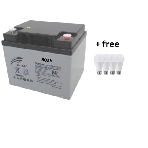ORIGINAL 80AH SOLAR BATTERY NON MANTANANCE GEL BATTERY