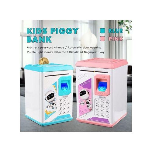 Kids Saving Piggy Bank. Teach your kids the value of saving with this Electronic Kids Saving Piggy Bank, designed to look and function like a mini ATM.KINDLY WATCH THE VIDEO BELOW