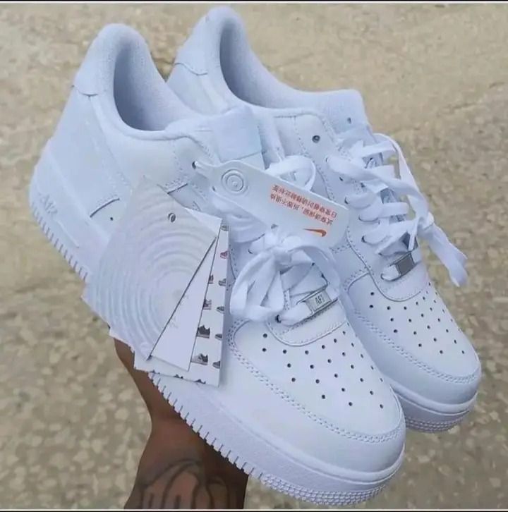 OFFER High Quality Nike Air Force 1 Unisex Sneakers – Classic White Leather Low Cut Casual Shoes – Durable Rubber Sole – Comfortable Everyday Wear