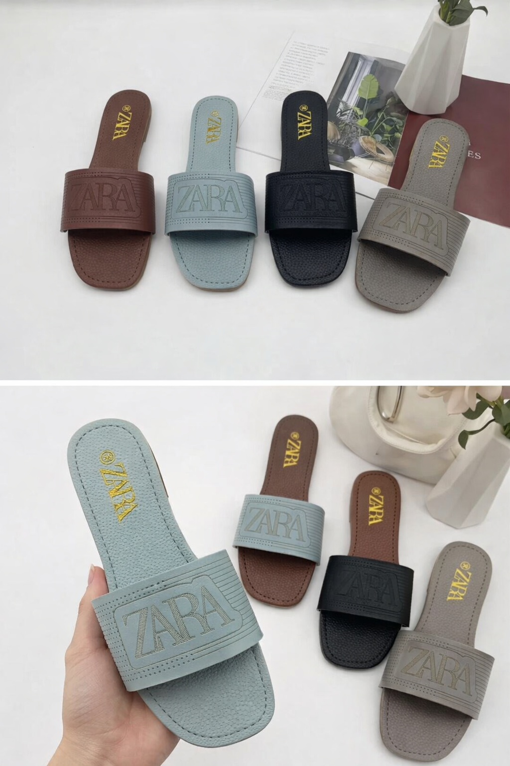 Zara pure leather lady Sandals Elegant Fashion Shoes  lady top leather sandals , Greek sandals, cute sandals women sandals , summer shoes