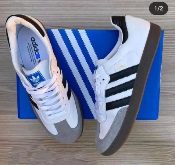 Adidas Samba Men's and Women's Shoes, Unisex Comfortable Lace Up Sneakers Fashionable Unisex Shoes Low Cut Sneakers Girls and Boys Sports Generic Shoes