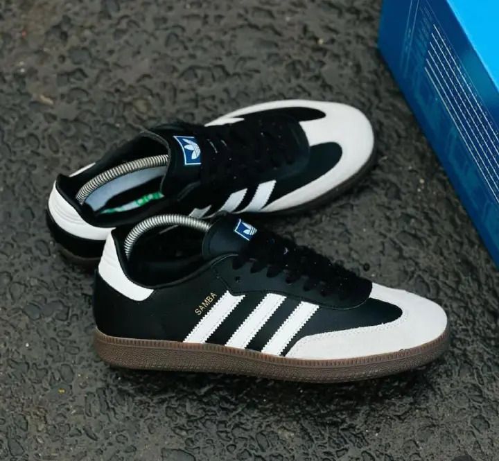 Adidas Samba Men's and Women's Shoes, Unisex Comfortable Lace Up Sneakers Fashionable Unisex Shoes Low Cut Sneakers Girls and Boys Sports Generic Shoes