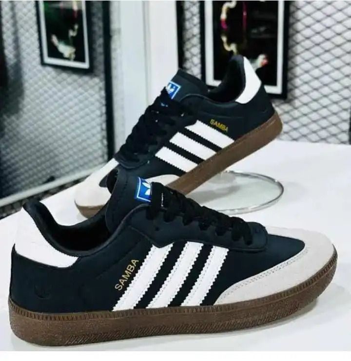 Adidas Samba Men's and Women's Shoes, Unisex Comfortable Lace Up Sneakers Fashionable Unisex Shoes Low Cut Sneakers Girls and Boys Sports Generic Shoes