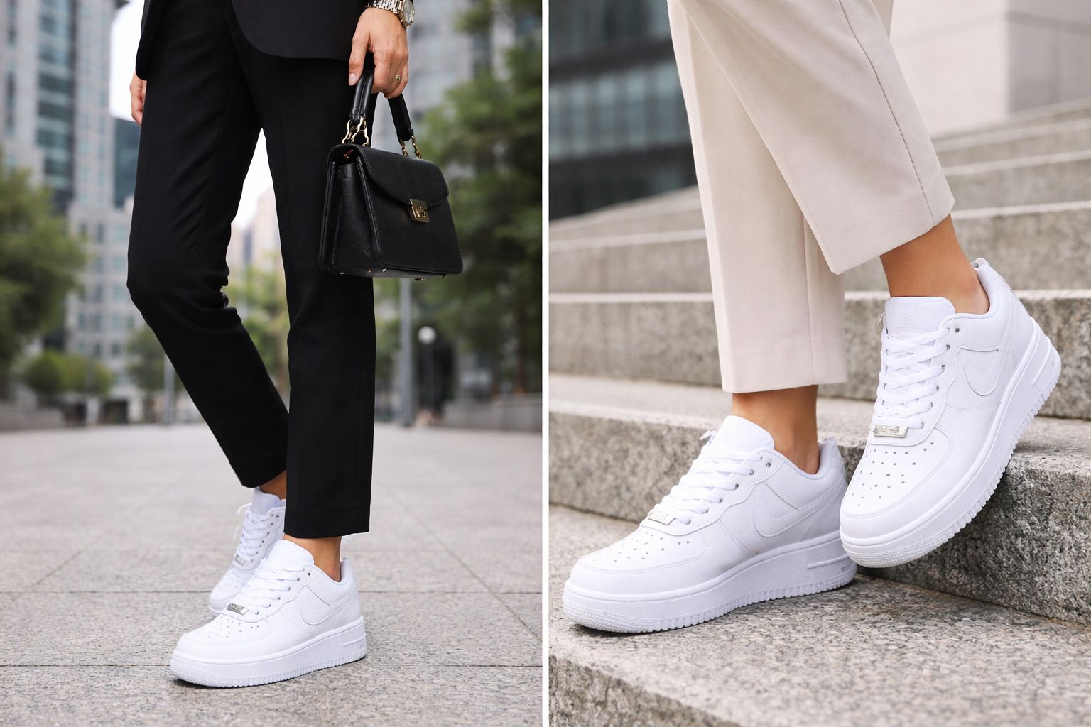 OFFER High Quality Nike Air Force 1 Unisex Sneakers – Classic White Leather Low Cut Casual Shoes – Durable Rubber Sole – Comfortable Everyday Wear